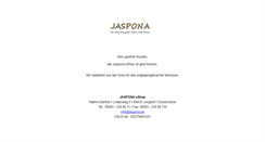 Desktop Screenshot of eshop.jaspona.de